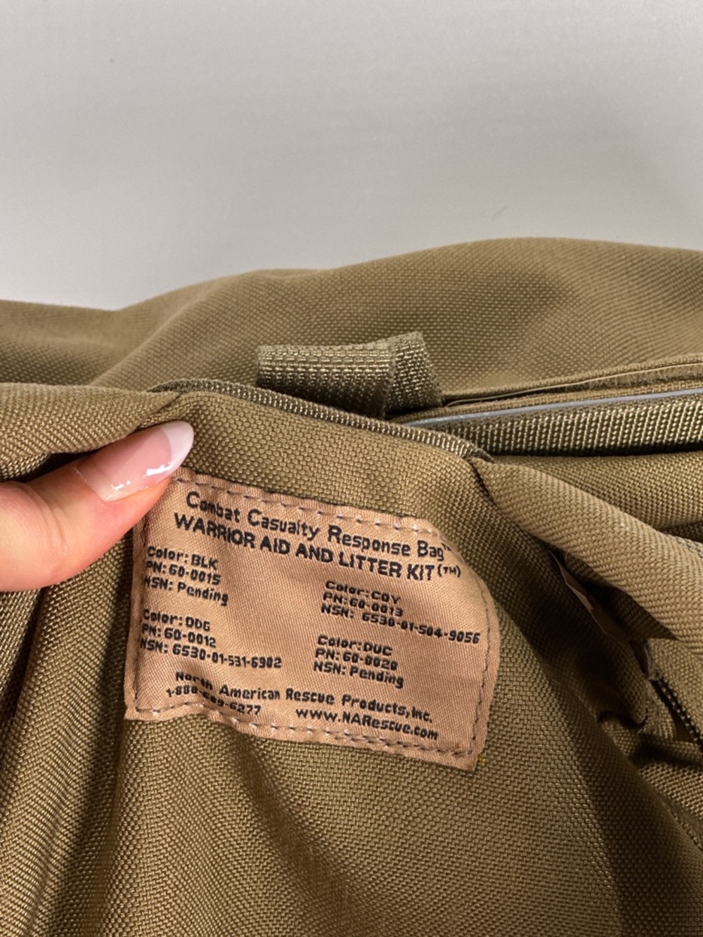 North American Rescue WALK Medical Backpack Tactical Nylon Coyote Brown - Picture 5 of 15